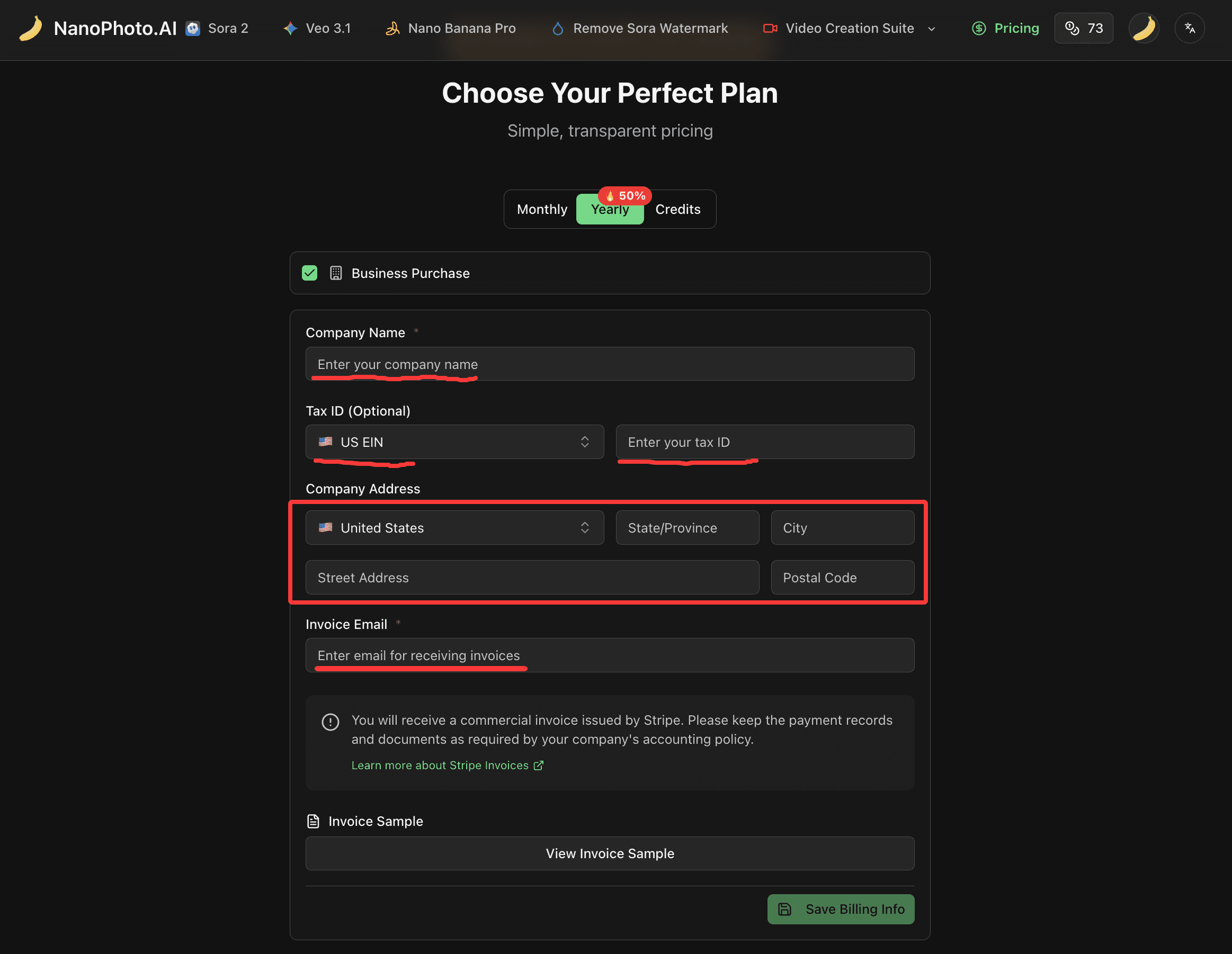 Enable Enterprise Purchase