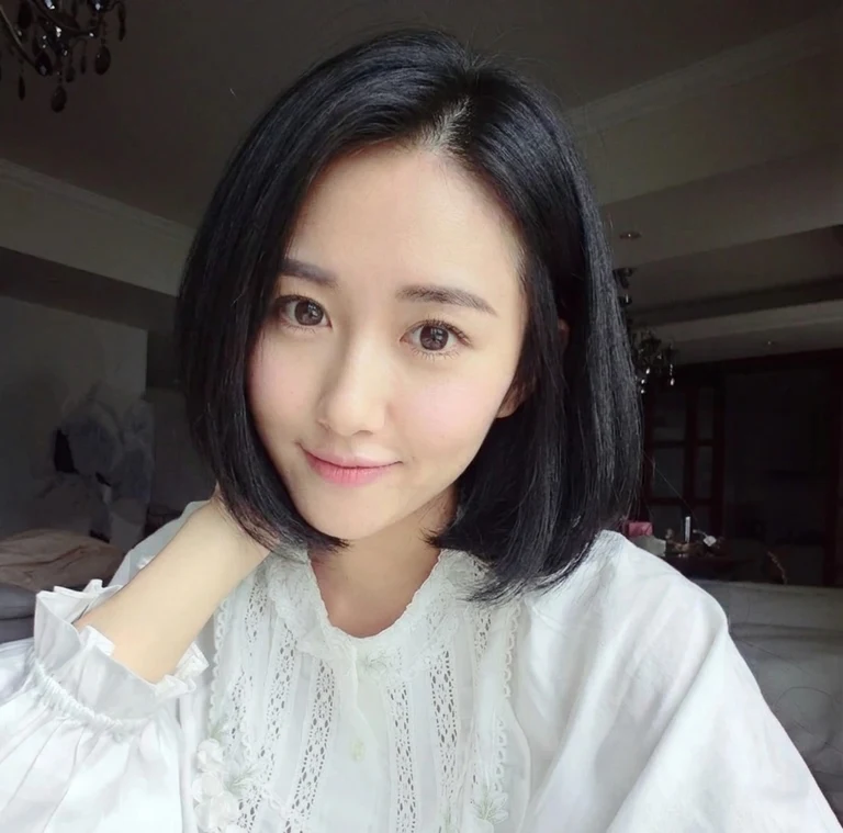 範例人像上的 經典鮑伯頭 髮型