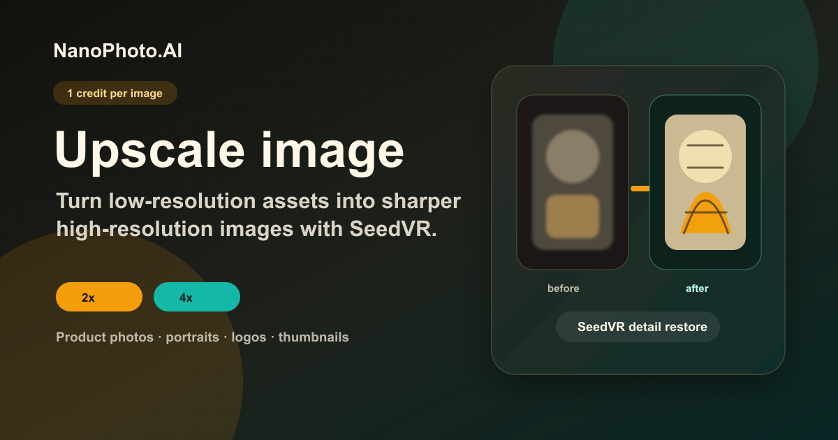 Upscale Image Online - AI 이미지 업스케일러